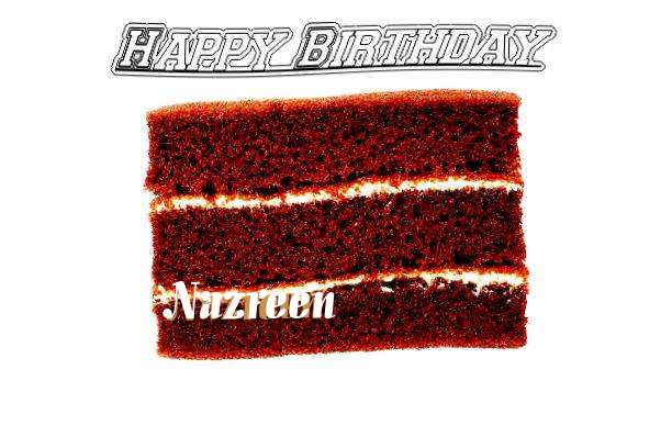 Happy Birthday Cake for Nazreen