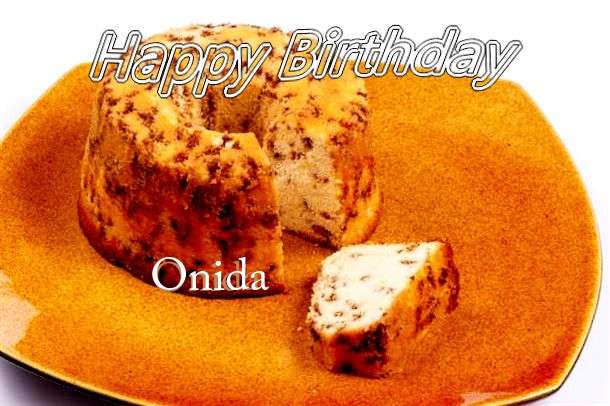 Happy Birthday Cake for Onida