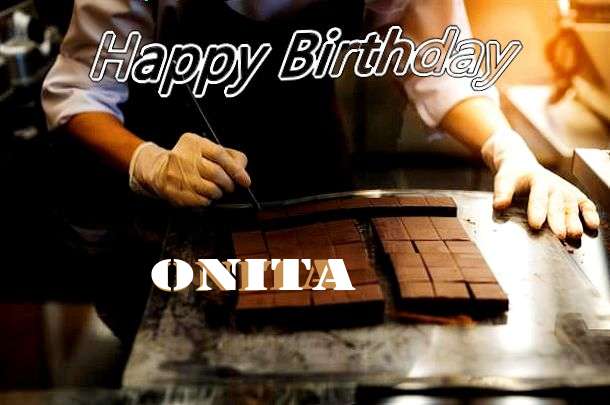 Birthday Wishes with Images of Onita