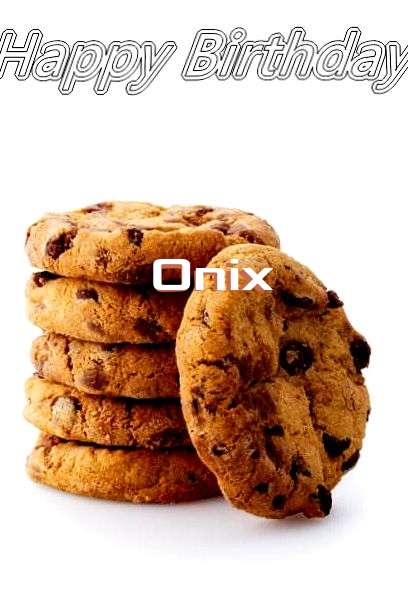 Happy Birthday Onix Cake Image