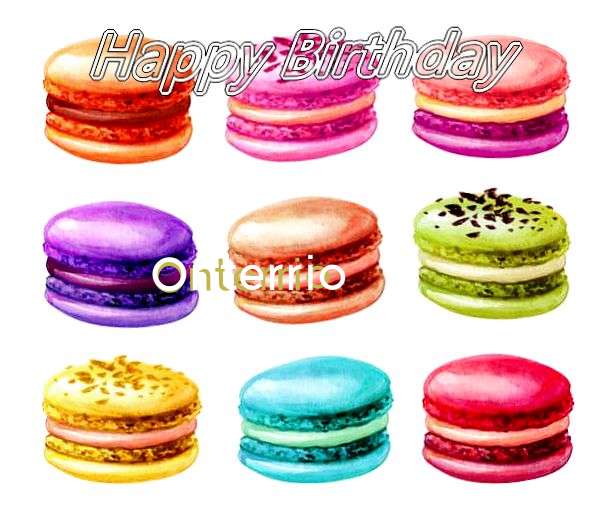 Happy Birthday Cake for Onterrio