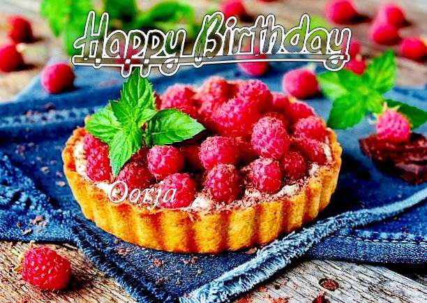 Happy Birthday Oorja Cake Image