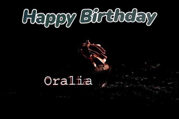 Happy Birthday Oralia Cake Image