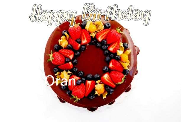 Happy Birthday to You Oran