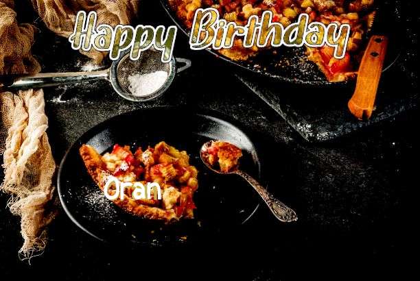 Happy Birthday Cake for Oran