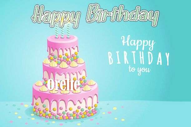 Happy Birthday Cake for Orelie