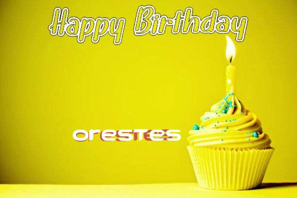 Happy Birthday Orestes Cake Image