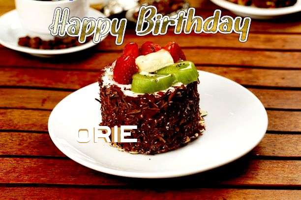 Happy Birthday Orie Cake Image