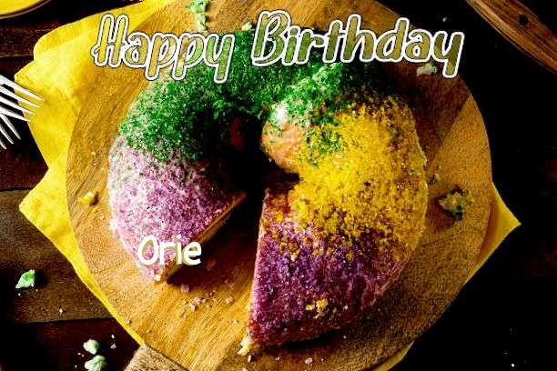 Happy Birthday Wishes for Orie