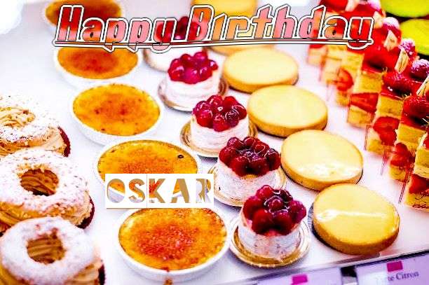 Happy Birthday Oskar Cake Image