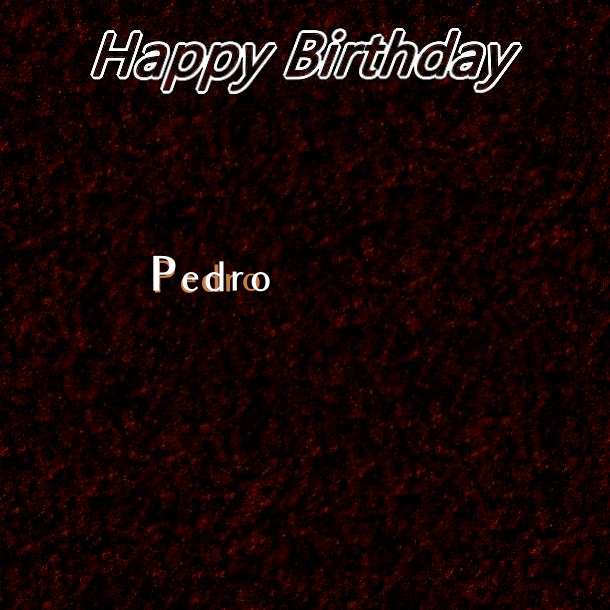 Happy Birthday Pedro Cake Image