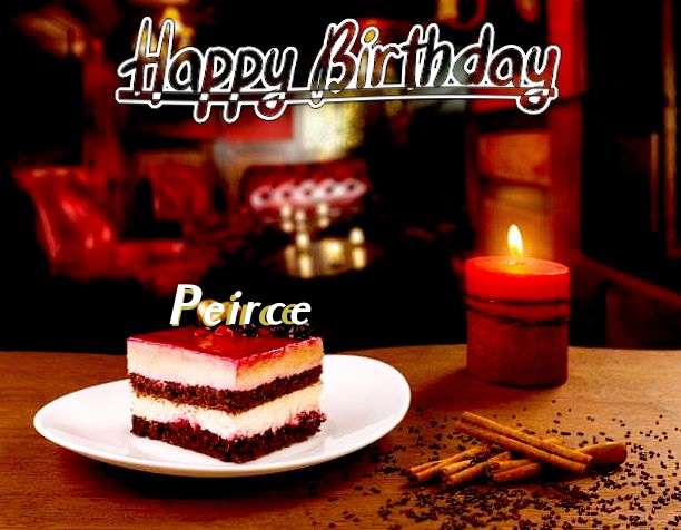 Happy Birthday Peirce Cake Image
