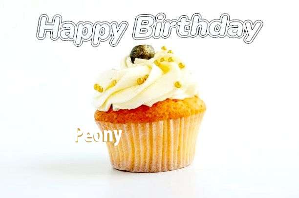 Happy Birthday Cake for Peony