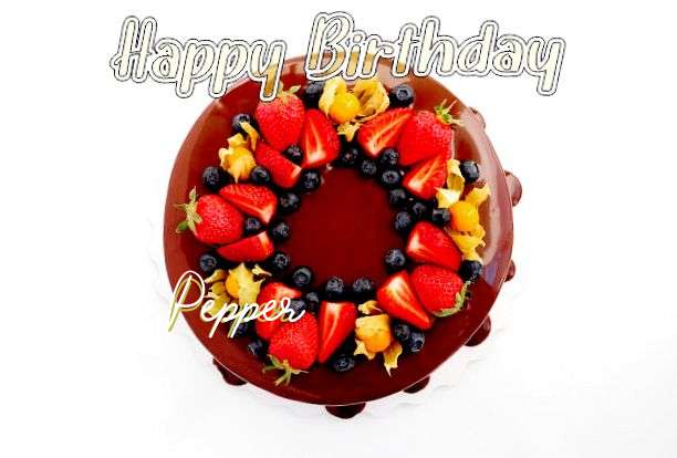 Happy Birthday to You Pepper