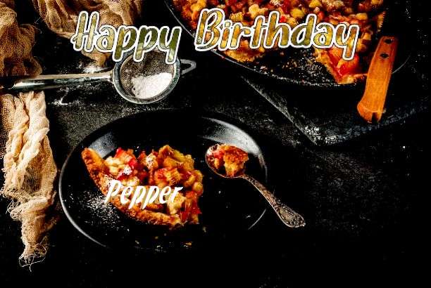 Happy Birthday Cake for Pepper