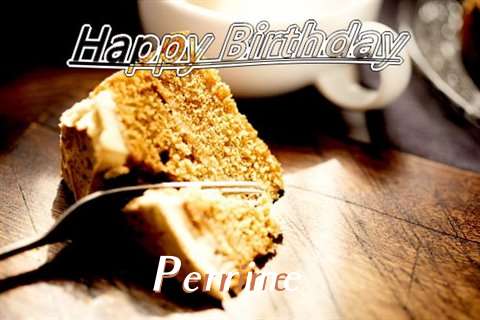 Happy Birthday Perrine Cake Image