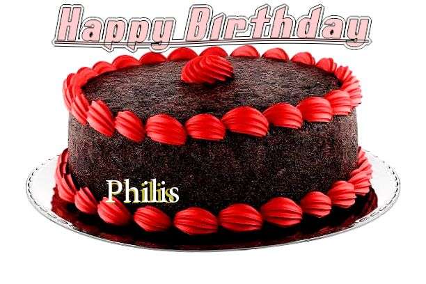 Happy Birthday Cake for Philis