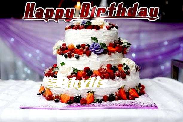 Happy Birthday Phylis Cake Image