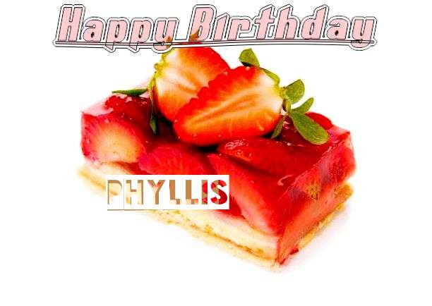 Happy Birthday Cake for Phyllis