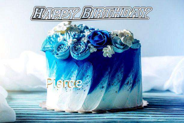 Happy Birthday Pierce Cake Image