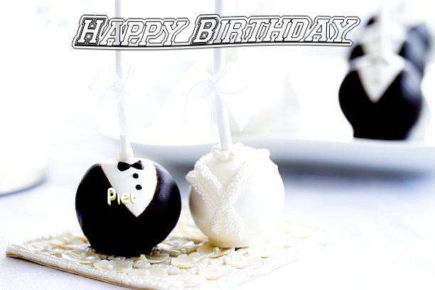 Happy Birthday Piet Cake Image