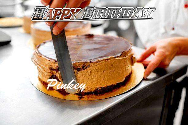 Happy Birthday Pinkey Cake Image