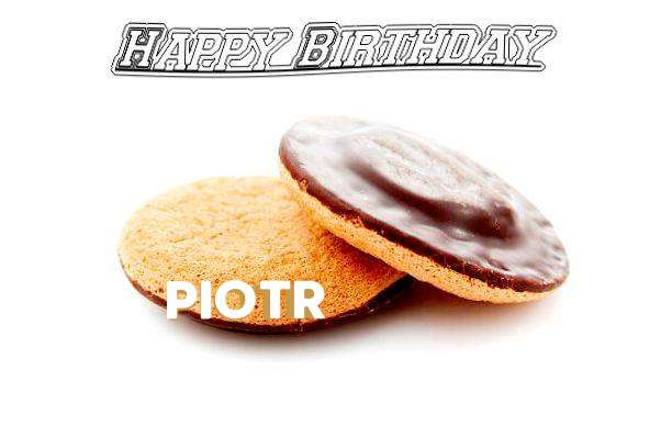 Happy Birthday Piotr Cake Image