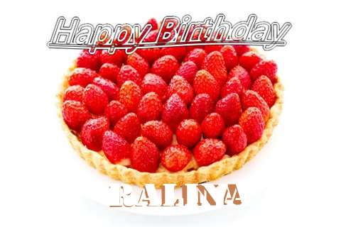 Happy Birthday Ralina Cake Image