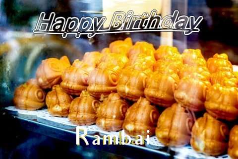 Birthday Wishes with Images of Rambai