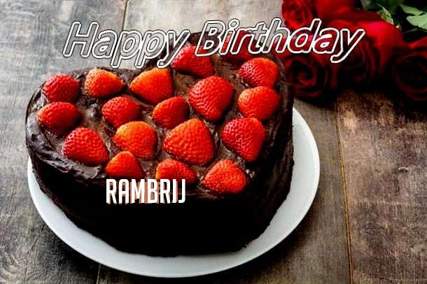 Happy Birthday Wishes for Rambrij