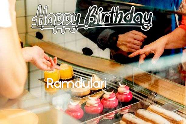 Happy Birthday Ramdulari Cake Image