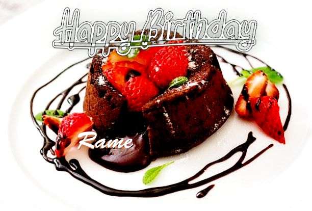 Birthday Wishes with Images of Rame
