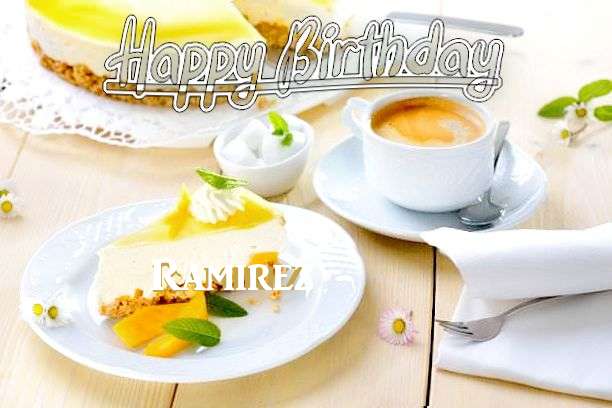 Happy Birthday Ramirez Cake Image