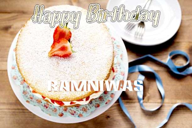 Happy Birthday Ramniwas Cake Image