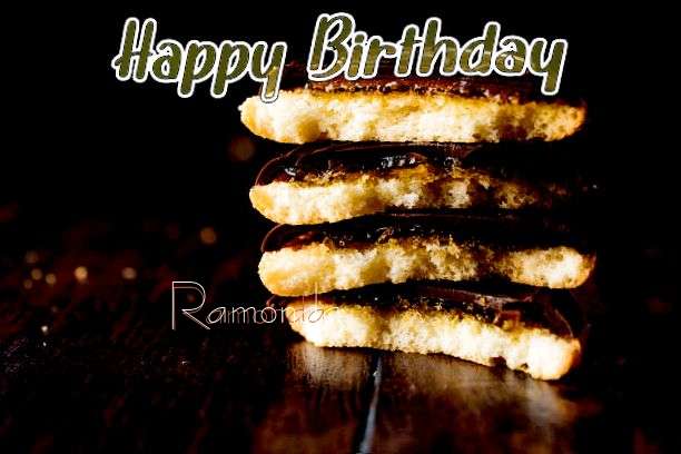 Happy Birthday Ramonda Cake Image