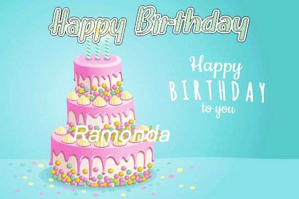 Happy Birthday Cake for Ramonda