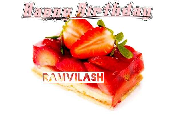 Happy Birthday Cake for Ramvilash
