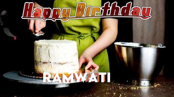 Happy Birthday Ramwati Cake Image