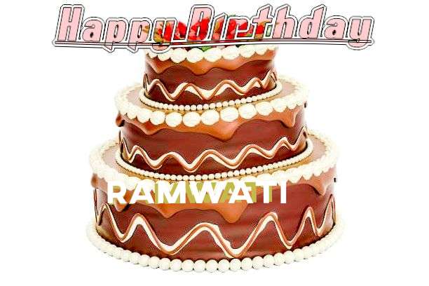 Happy Birthday Cake for Ramwati