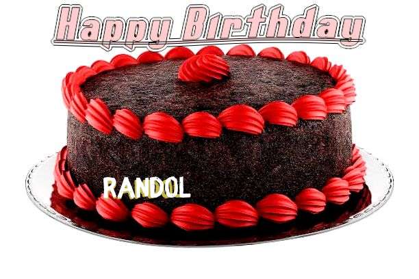 Happy Birthday Cake for Randol