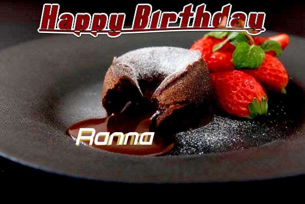 Happy Birthday to You Ranna