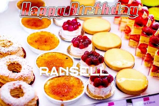 Happy Birthday Ransell Cake Image