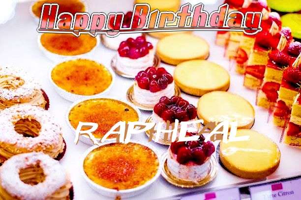 Happy Birthday Rapheal Cake Image