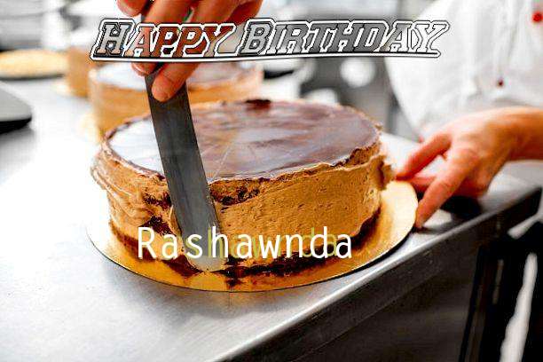 Happy Birthday Rashawnda Cake Image