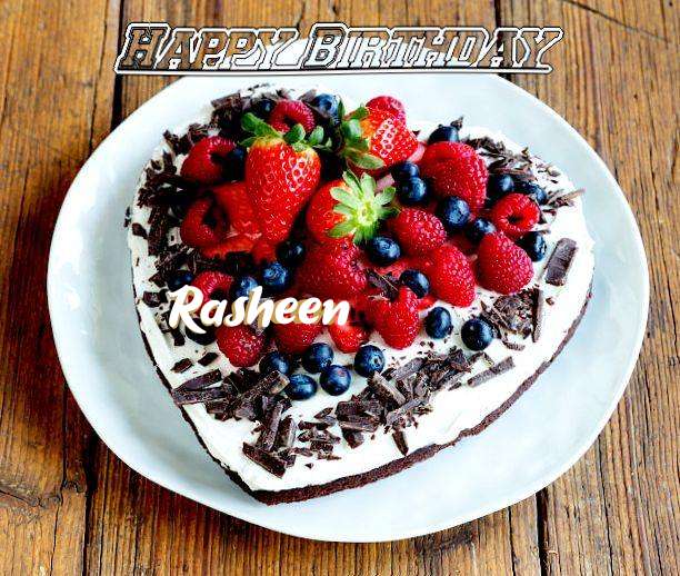 Happy Birthday Cake for Rasheen
