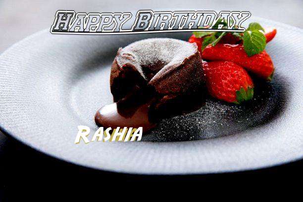 Happy Birthday Cake for Rashia