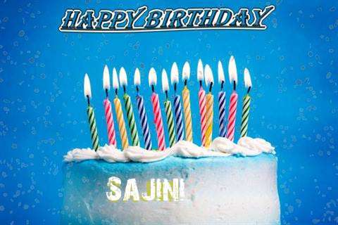 Happy Birthday Cake for Sajini
