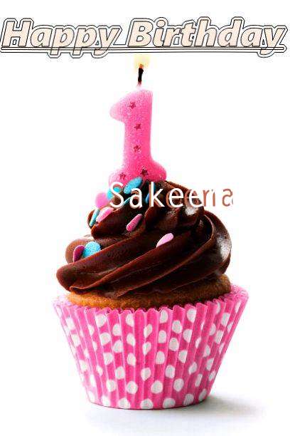 Happy Birthday Sakeena Cake Image