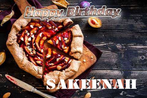 Happy Birthday Sakeenah Cake Image