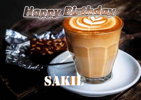 Happy Birthday Sakil Cake Image
